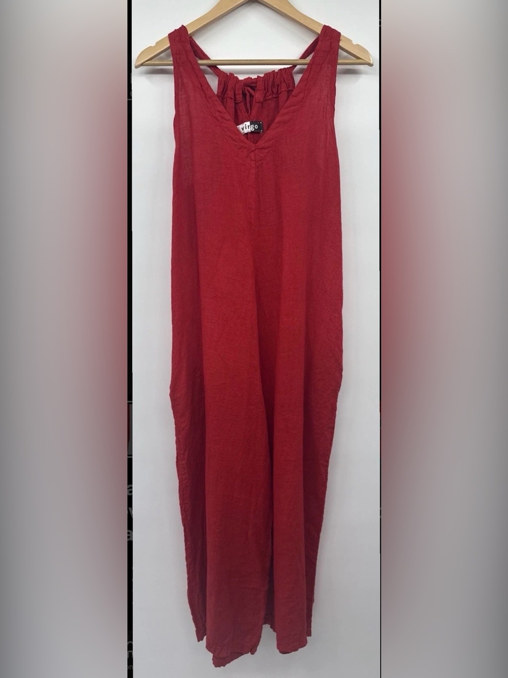 Virgo Linen Wide Leg Jumpsuit